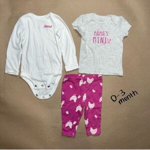 Baby Girl Clothing Bundle 0-3 months